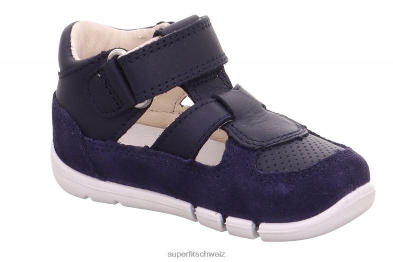 Babys Sandalen 44B2D233 Superfit Flexy - Sandale mit Klettverschluss Blau