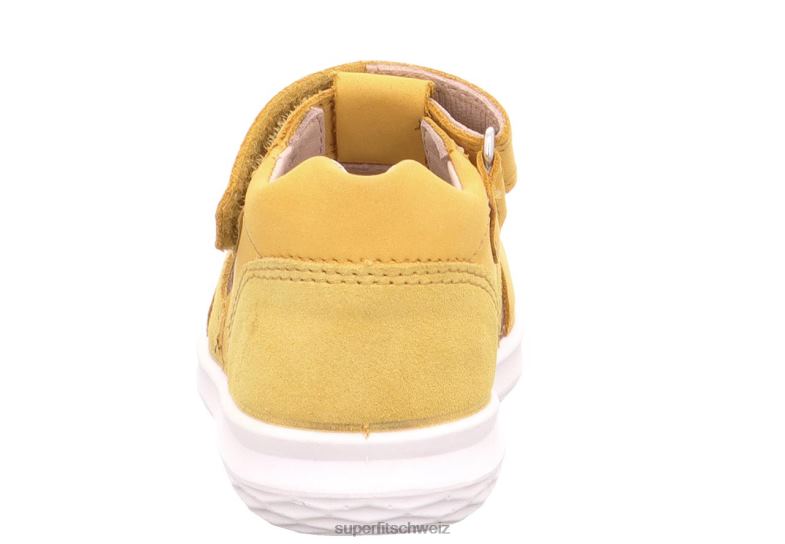 Babys Sandalen 44B2D235 Superfit Hummel - Sandale mit Klettverschluss Gelb