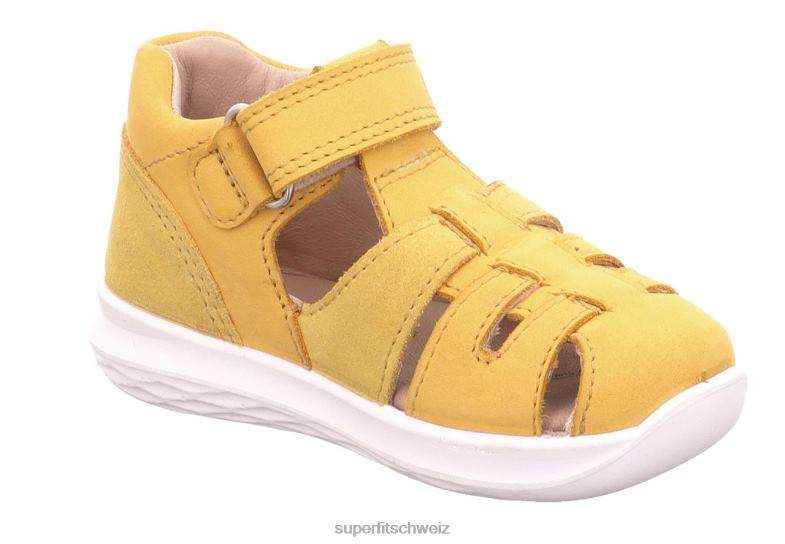Babys Sandalen 44B2D235 Superfit Hummel - Sandale mit Klettverschluss Gelb