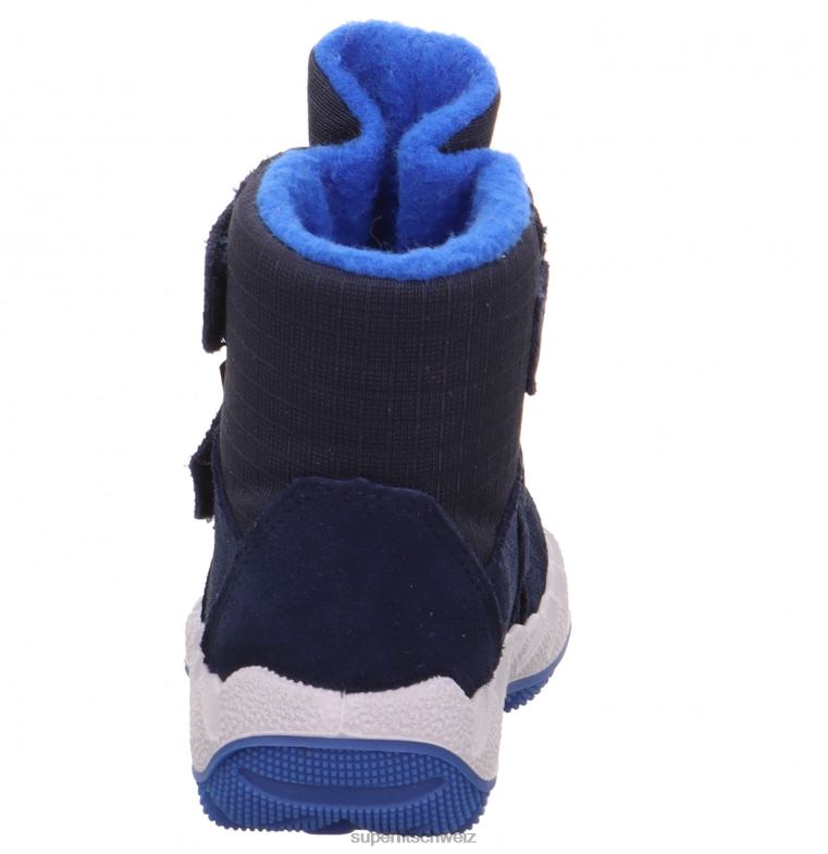 Babys Stiefel 44B2D474 Superfit Icebird - Stiefel mit Klettverschluss Blau