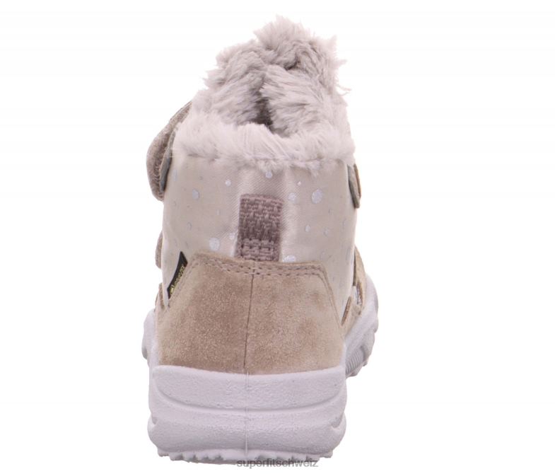 Babys Stiefel 44B2D477 Superfit Glacier - Stiefel mit Klettverschluss Beige