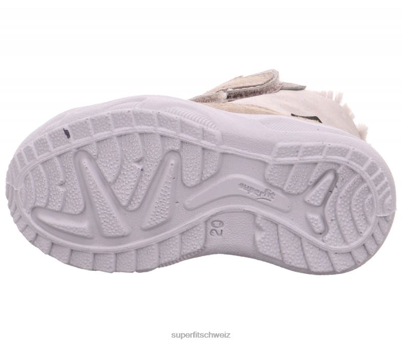 Babys Stiefel 44B2D477 Superfit Glacier - Stiefel mit Klettverschluss Beige