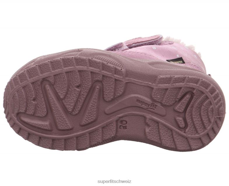 Babys Stiefel 44B2D478 Superfit Glacier - Stiefel mit Klettverschluss lila