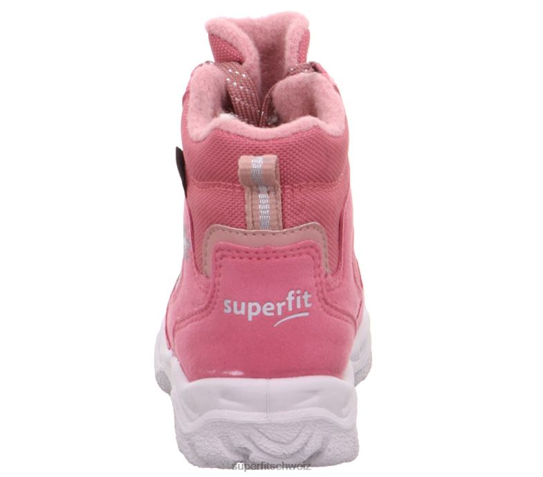 Babys Stiefel 44B2D487 Superfit husky1 - Stiefel mit Schnürung Rosa