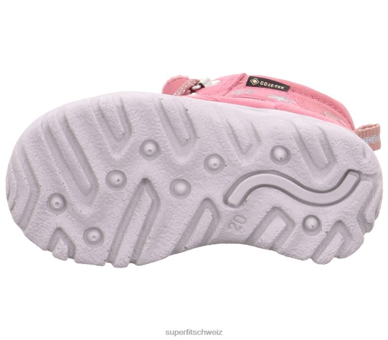 Babys Stiefel 44B2D487 Superfit husky1 - Stiefel mit Schnürung Rosa