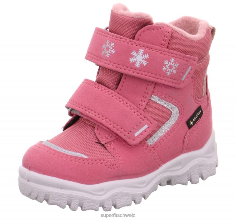 Babys Stiefel 44B2D497 Superfit husky1 - Stiefel mit Klettverschluss Rosa