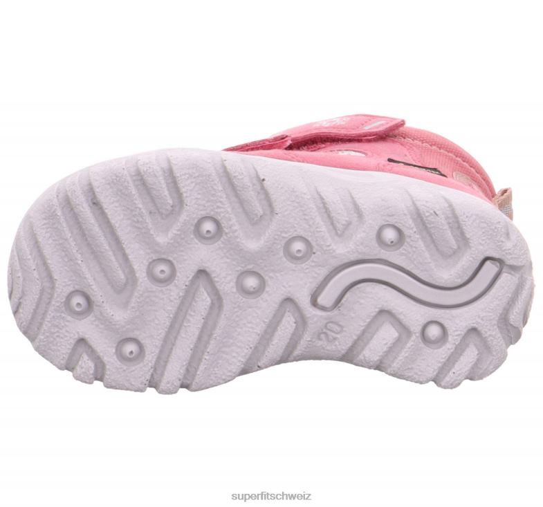 Babys Stiefel 44B2D497 Superfit husky1 - Stiefel mit Klettverschluss Rosa
