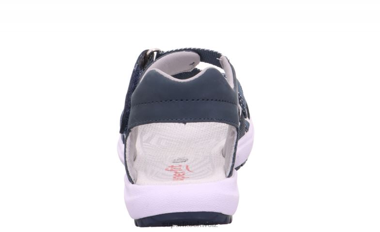 Kinder und Jugendliche Sommerschuhe 44B2D869 Superfit Regenbogen - Sandale mit Klettverschluss Blau