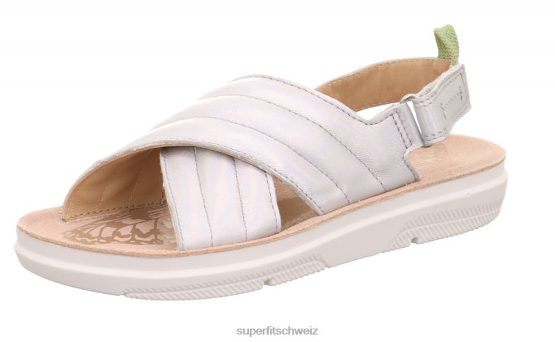 Kinder und Jugendliche Sommerschuhe 44B2D870 Superfit Paloma – Sandale mit Klettverschluss Silber
