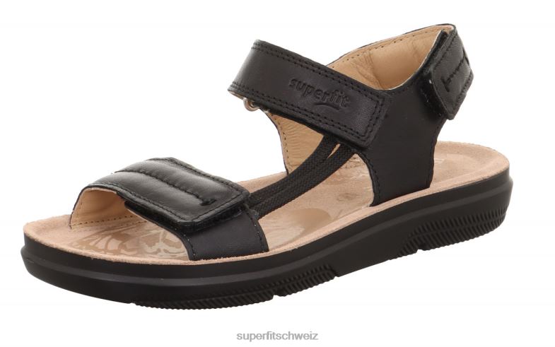 Kinder und Jugendliche Sommerschuhe 44B2D872 Superfit Paloma – Sandale mit Klettverschluss Schwarz