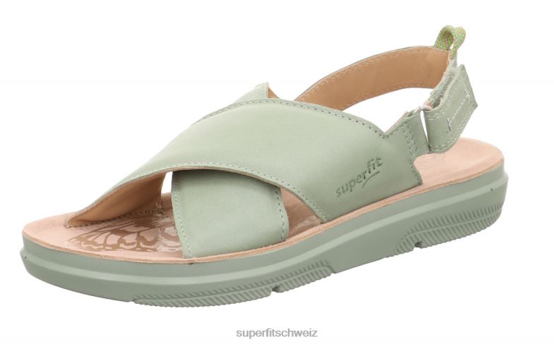 Kinder und Jugendliche Sommerschuhe 44B2D873 Superfit Paloma – Sandale mit Klettverschluss hellgrün