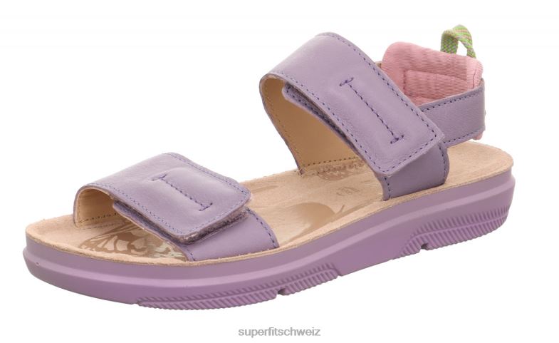 Kinder und Jugendliche Sommerschuhe 44B2D876 Superfit Paloma – Sandale mit Klettverschluss lila