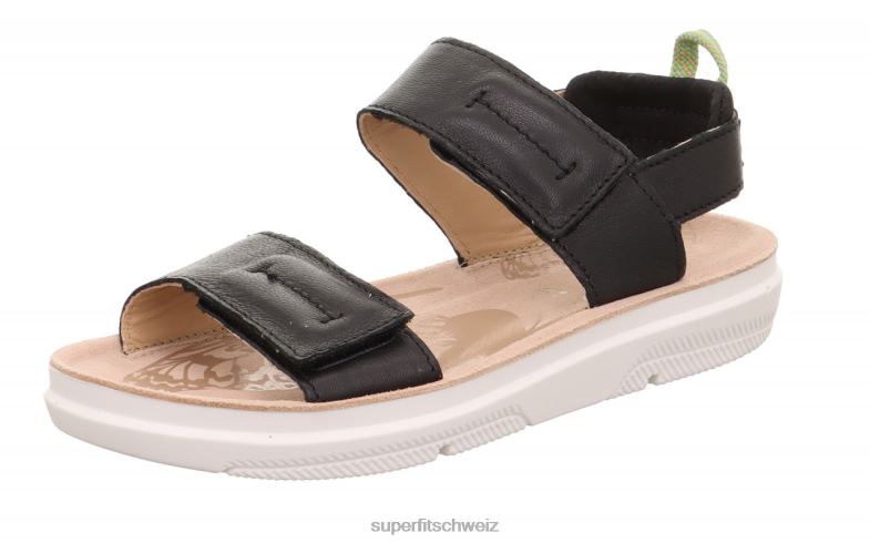 Kinder und Jugendliche Sommerschuhe 44B2D879 Superfit Paloma – Sandale mit Klettverschluss Schwarz