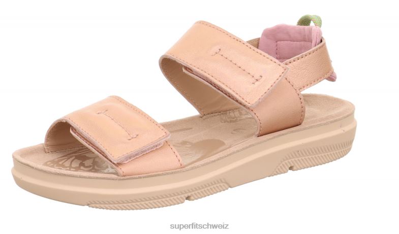 Kinder und Jugendliche Sommerschuhe 44B2D880 Superfit Paloma – Sandale mit Klettverschluss Metall