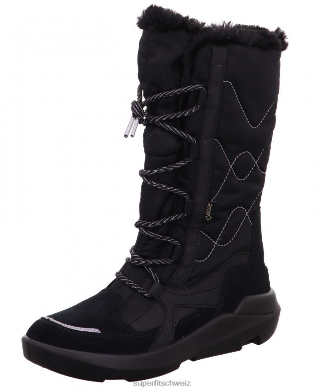 Kinder und Jugendliche Stiefel 44B2D914 Superfit Twilight – Stiefel mit Reißverschluss Schwarz