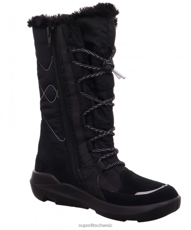 Kinder und Jugendliche Stiefel 44B2D914 Superfit Twilight – Stiefel mit Reißverschluss Schwarz