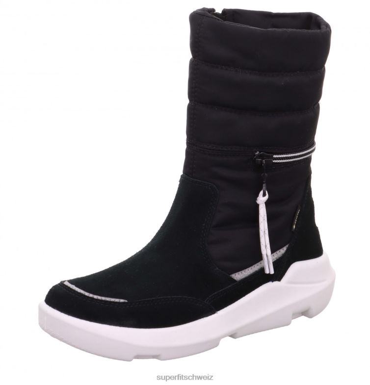 Kinder und Jugendliche Stiefel 44B2D920 Superfit Twilight – Stiefel mit Reißverschluss Schwarz