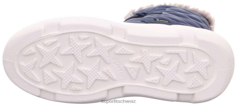 Kinder und Jugendliche Stiefel 44B2D921 Superfit Twilight - Stiefel mit Schnellverschluss Blau