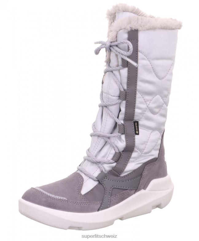 Kinder und Jugendliche Stiefel 44B2D930 Superfit Twilight – Stiefel mit Reißverschluss grau