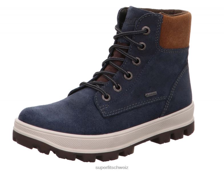 Kinder und Jugendliche Stiefel 44B2D932 Superfit tedd - Stiefel mit Schnürung Niagara-Kombi