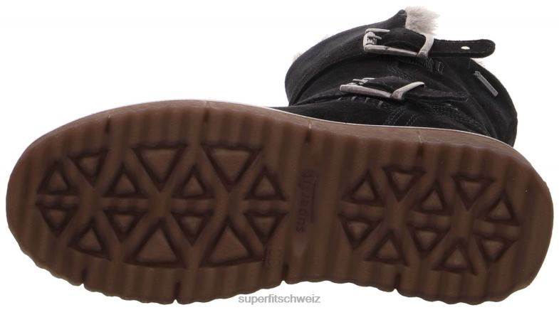 Kinder und Jugendliche Stiefel 44B2D934 Superfit Lora – Stiefel mit Reißverschluss Schwarz