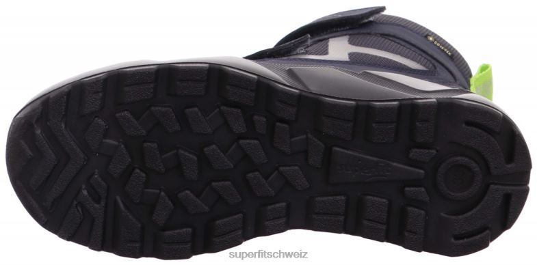 Kinder und Jugendliche Stiefel 44B2D939 Superfit Raketenstiefel mit Klettverschluss Blau Grün