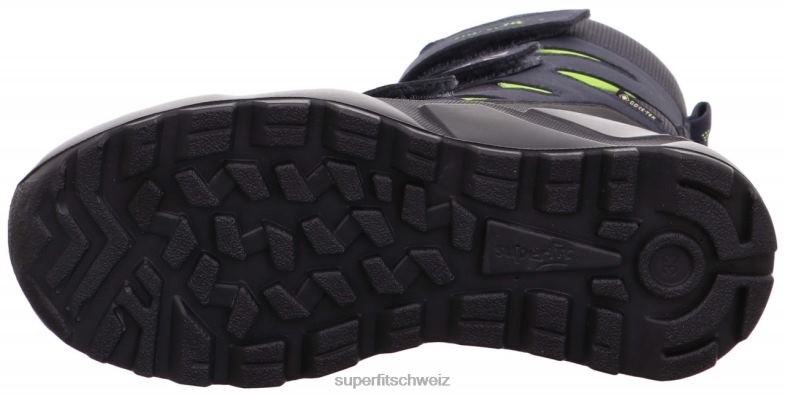 Kinder und Jugendliche Stiefel 44B2D940 Superfit Raketenstiefel mit Klettverschluss Blau Grün