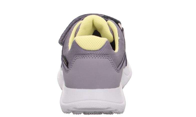 Kinder und Jugendliche Turnschuhe 44B2D534 Superfit Rush - Low-Sneaker mit Klettverschluss lila/gelb