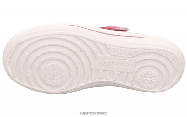 Kleinkinder Ballerinas 44B2D606 Superfit tensy - Ballerina mit Klettverschluss Rosa