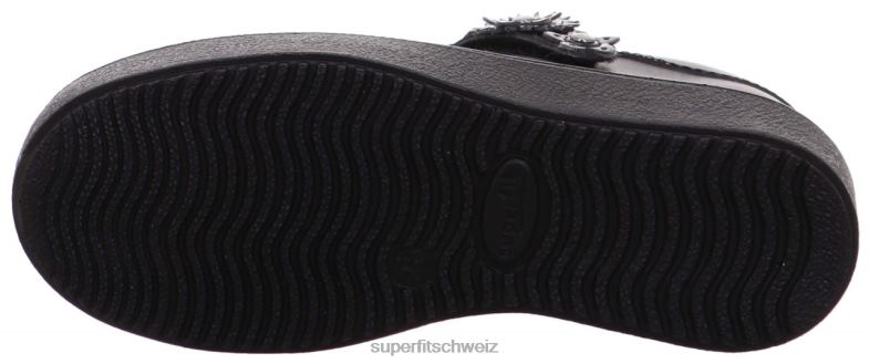 Kleinkinder Ballerinas 44B2D609 Superfit heaven - Ballerina mit Klettverschluss Schwarz
