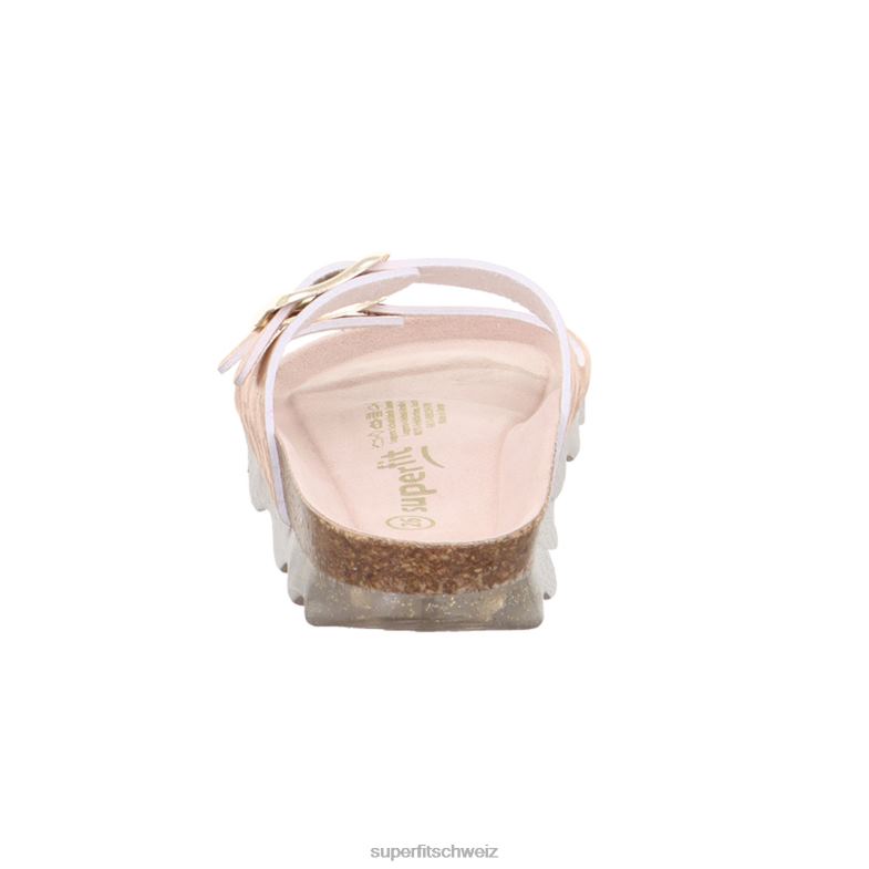 Kleinkinder Hausschuhe 44B2D559 Superfit Gelees - Slipper mit Schnalle Bronze