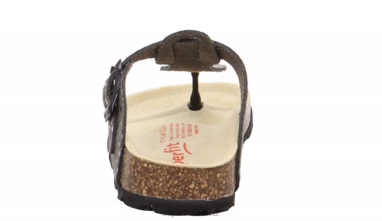 Kleinkinder Hausschuhe 44B2D580 Superfit fussbettpantoffel - Slipper mit Schnalle Schwarz