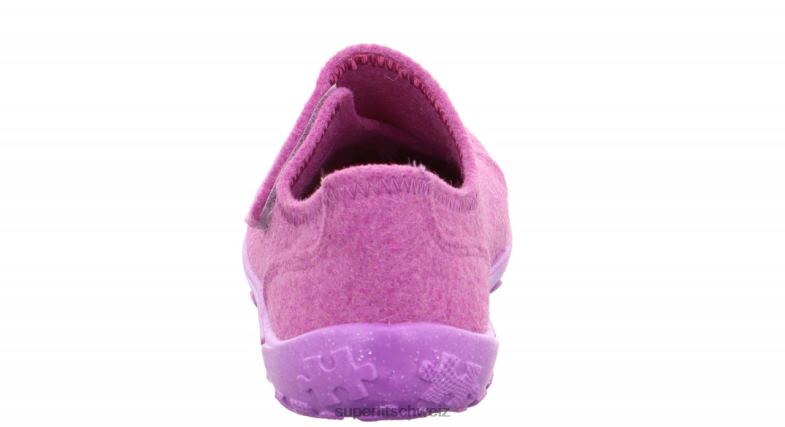Kleinkinder Hausschuhe 44B2D593 Superfit Glück - Slipper mit Slip lila