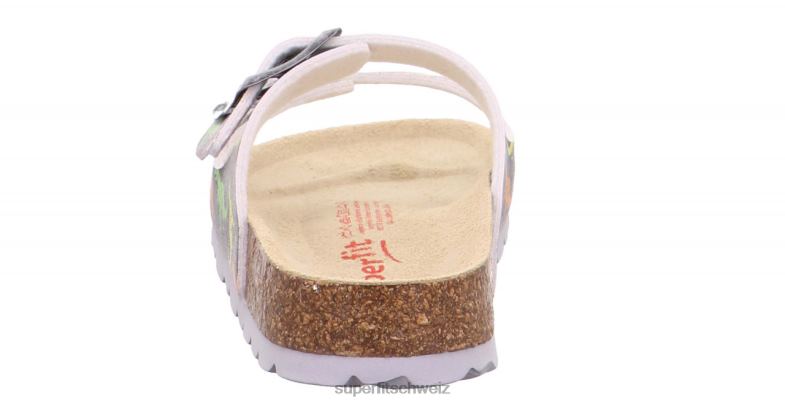 Kleinkinder Hausschuhe 44B2D599 Superfit fussbettpantoffel - Slipper mit Schnalle grau