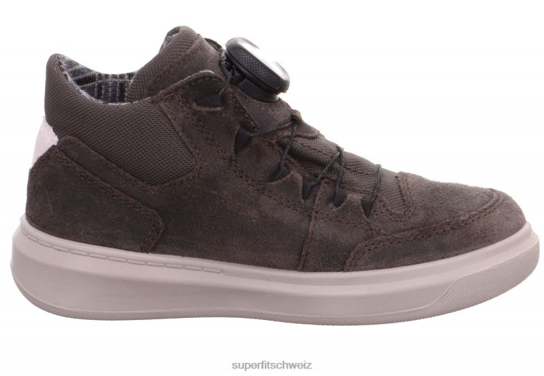 Kleinkinder hohe Turnschuhe 44B2D840 Superfit Cosmo – Sneaker hoch mit Boa-Fit-System braun