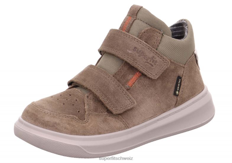Kleinkinder hohe Turnschuhe 44B2D846 Superfit Cosmo - Sneaker hoch mit Klettverschluss Grün