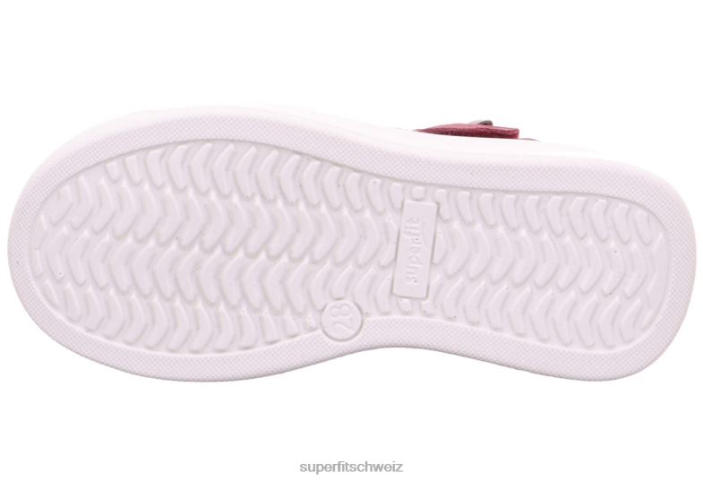 Kleinkinder hohe Turnschuhe 44B2D862 Superfit Cosmo – Sneaker hoch mit Reißverschluss Rosa
