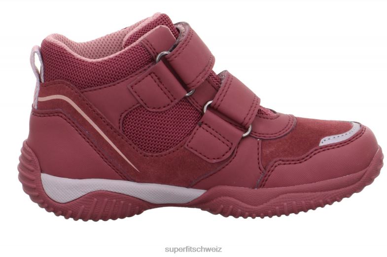 Kleinkinder hohe Turnschuhe 44B2D866 Superfit Storm – Sneaker hoch mit Klettverschluss Rosa