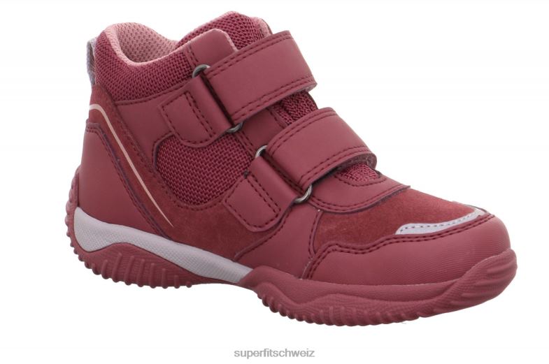 Kleinkinder hohe Turnschuhe 44B2D866 Superfit Storm – Sneaker hoch mit Klettverschluss Rosa