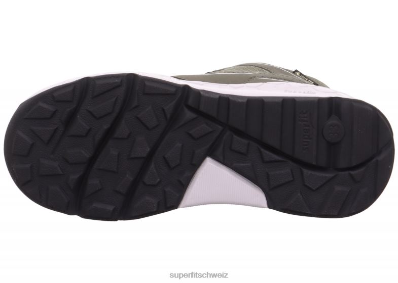 Kleinkinder hohe Turnschuhe 44B2D909 Superfit Free Ride – Sneaker hoch mit Boa-Fit-System Grün Schwarz