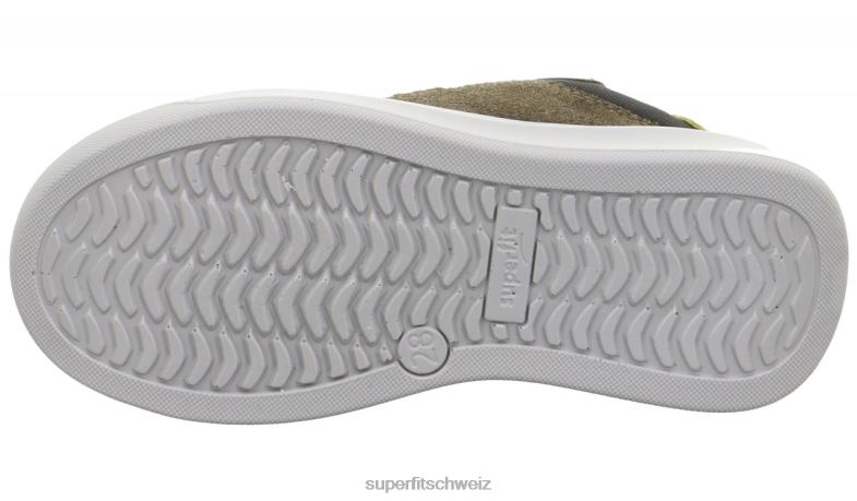 Kleinkinder niedrige Turnschuhe 44B2D769 Superfit Cosmo – Sneaker Low mit Boa-Fit-System grün/hellgrün