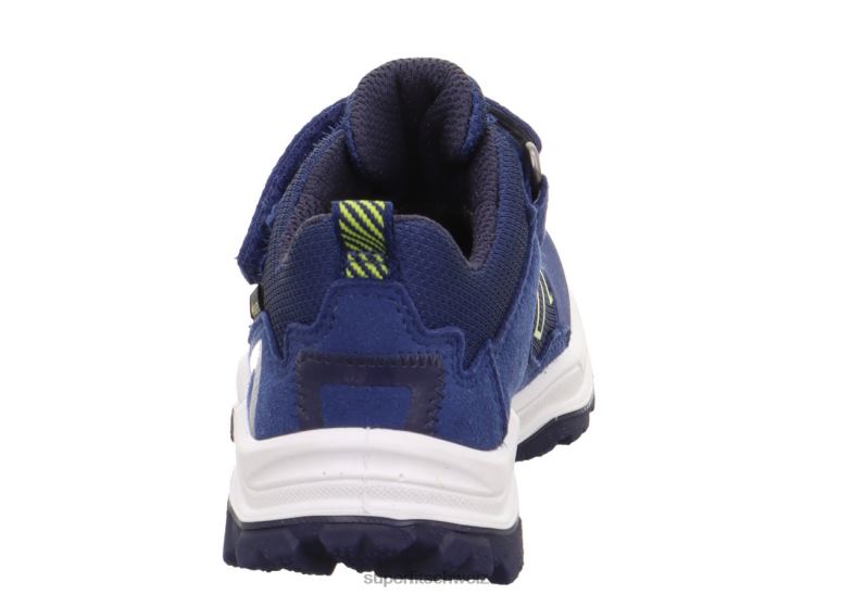Kleinkinder niedrige Turnschuhe 44B2D770 Superfit Jupiter – Sneaker Low mit Klettverschluss blau/hellgrün