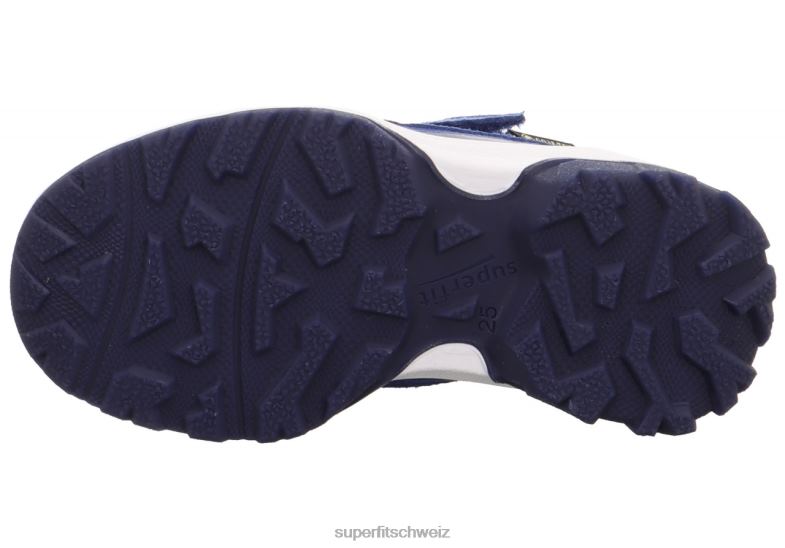 Kleinkinder niedrige Turnschuhe 44B2D770 Superfit Jupiter – Sneaker Low mit Klettverschluss blau/hellgrün