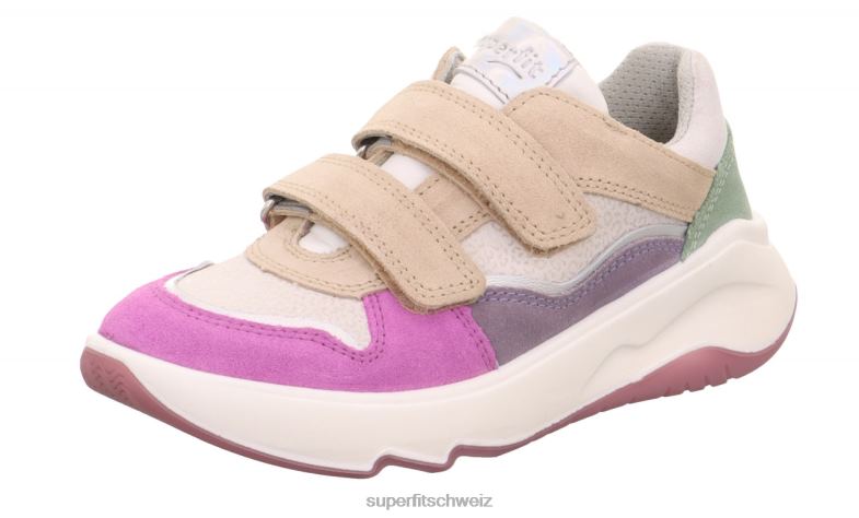 Kleinkinder niedrige Turnschuhe 44B2D782 Superfit Melodie – Sneaker Low mit Klettverschluss Mehrfarben