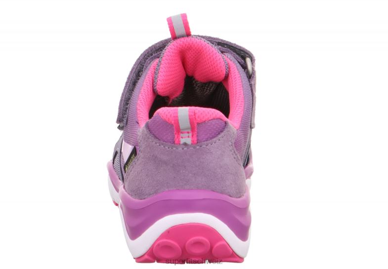 Kleinkinder niedrige Turnschuhe 44B2D783 Superfit sport5 - Sneaker Low mit Klettverschluss Purpur Rosa