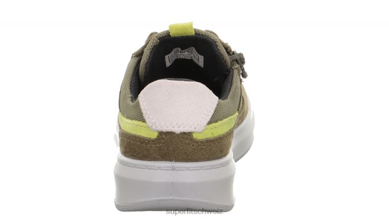Kleinkinder niedrige Turnschuhe 44B2D786 Superfit Cosmo - Sneaker Low mit Schnürung grün/hellgrün