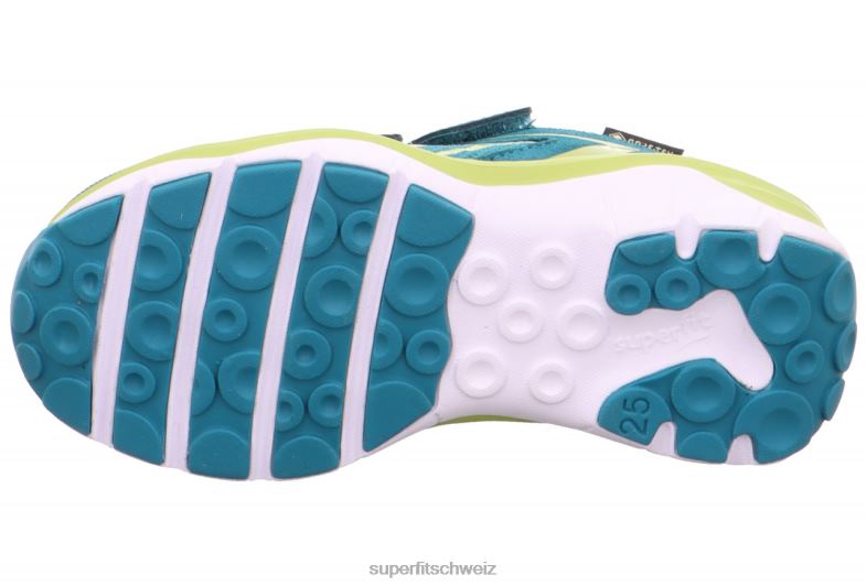 Kleinkinder niedrige Turnschuhe 44B2D789 Superfit sport5 - Sneaker Low mit Klettverschluss grün/hellgrün