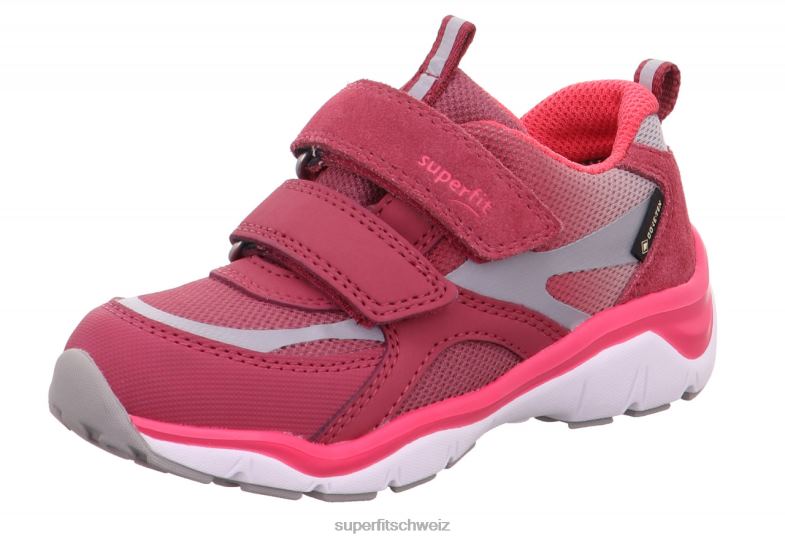Kleinkinder niedrige Turnschuhe 44B2D792 Superfit sport5 - Sneaker Low mit Klettverschluss Rosa