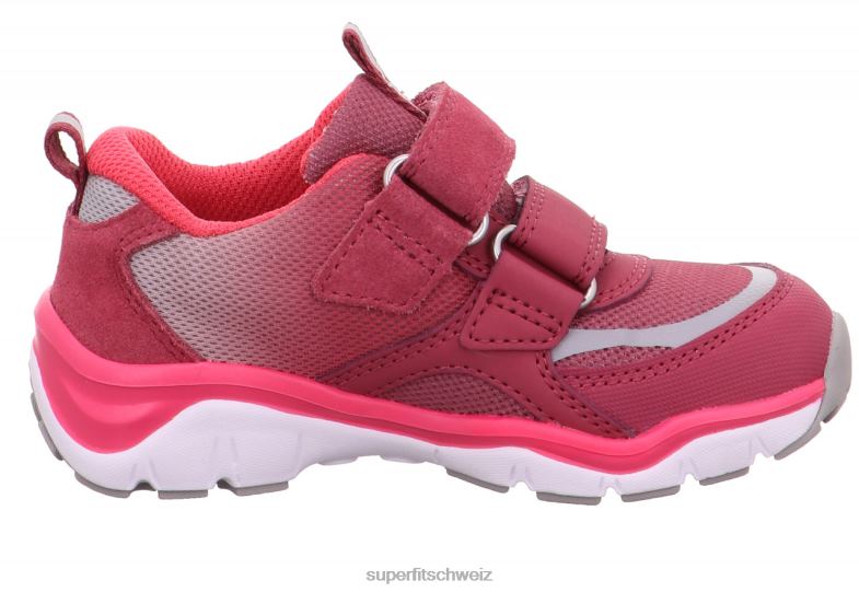 Kleinkinder niedrige Turnschuhe 44B2D792 Superfit sport5 - Sneaker Low mit Klettverschluss Rosa