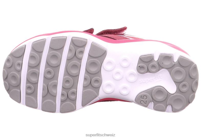 Kleinkinder niedrige Turnschuhe 44B2D792 Superfit sport5 - Sneaker Low mit Klettverschluss Rosa